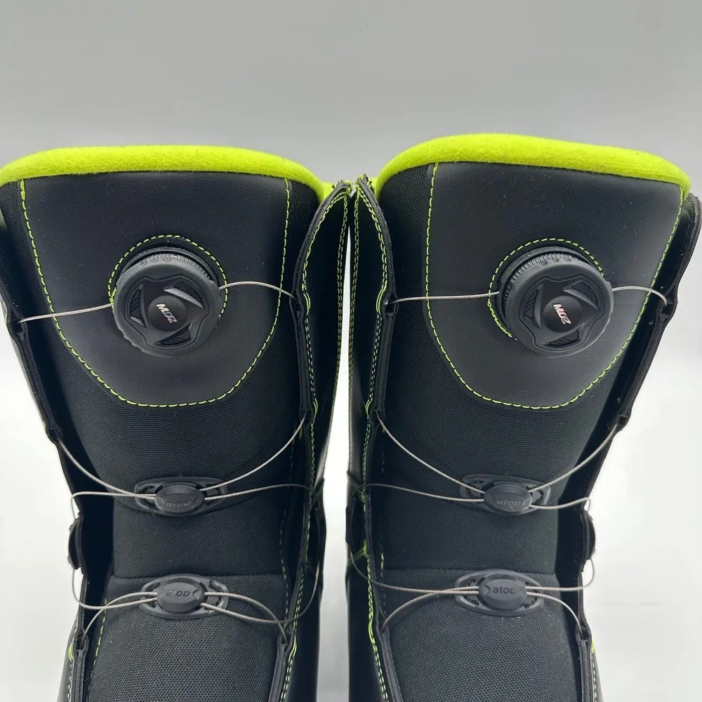 Whitewoods Matrix 880 Snowboard Boots Mens 13 Black‎ Neon MOZ Dial Thinsulate
